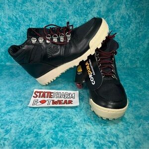 New Balance Rainier Black Men’s High Top Leather Athletic Shoes Size 8